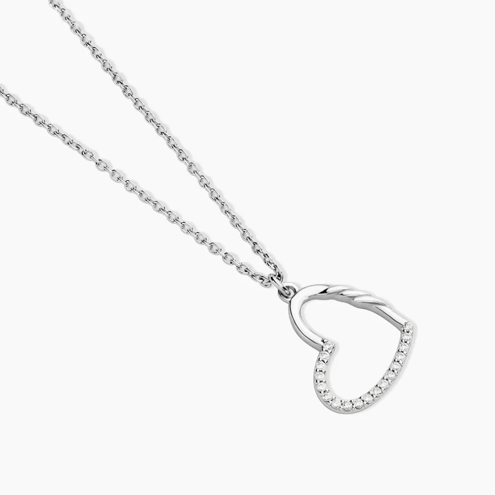 Collier Phila Argent Blanc Oxyde De Zirconium