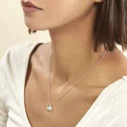Collier Pila Argent Blanc