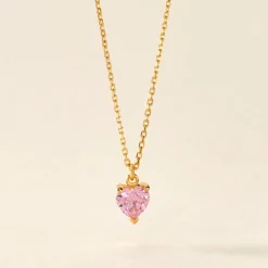 Collier Plaqué Or Carpantus Oxyde De Zirconium