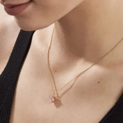 Collier Plaqué Or Carpantus Oxyde De Zirconium