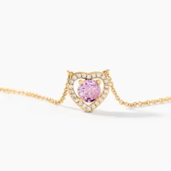 Collier Plaqué Or Jaune Alais Oxyde De Zirconium