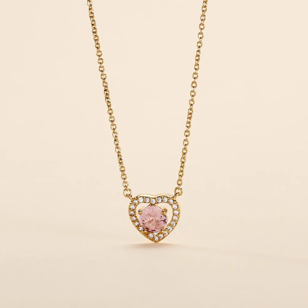 Collier Plaqué Or Jaune Alais Oxyde De Zirconium