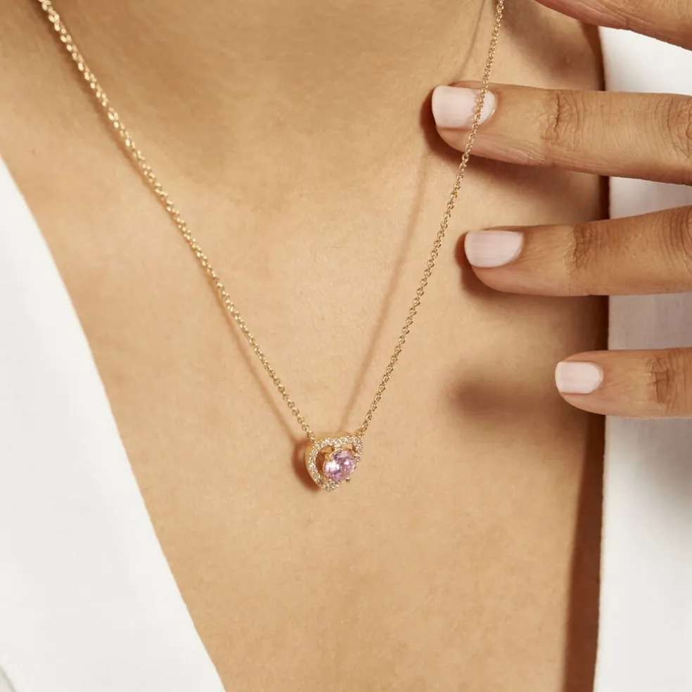 Collier Plaqué Or Jaune Alais Oxyde De Zirconium