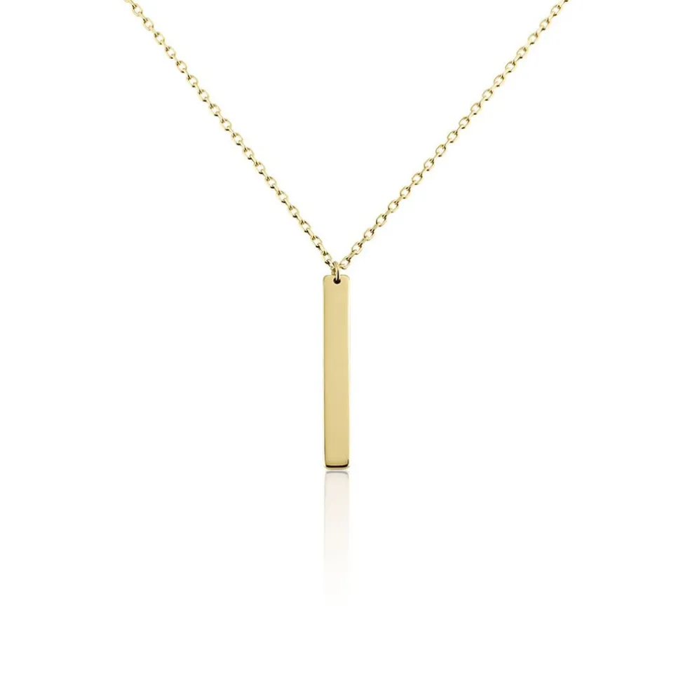 Collier Plaqué Or Jaune Bobby