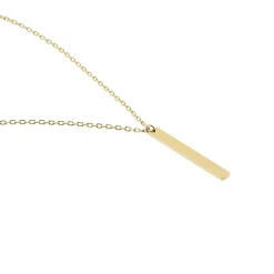 Collier Plaqué Or Jaune Bobby