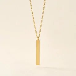 Collier Plaqué Or Jaune Bobby