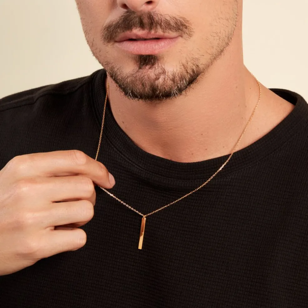 Collier Plaqué Or Jaune Bobby