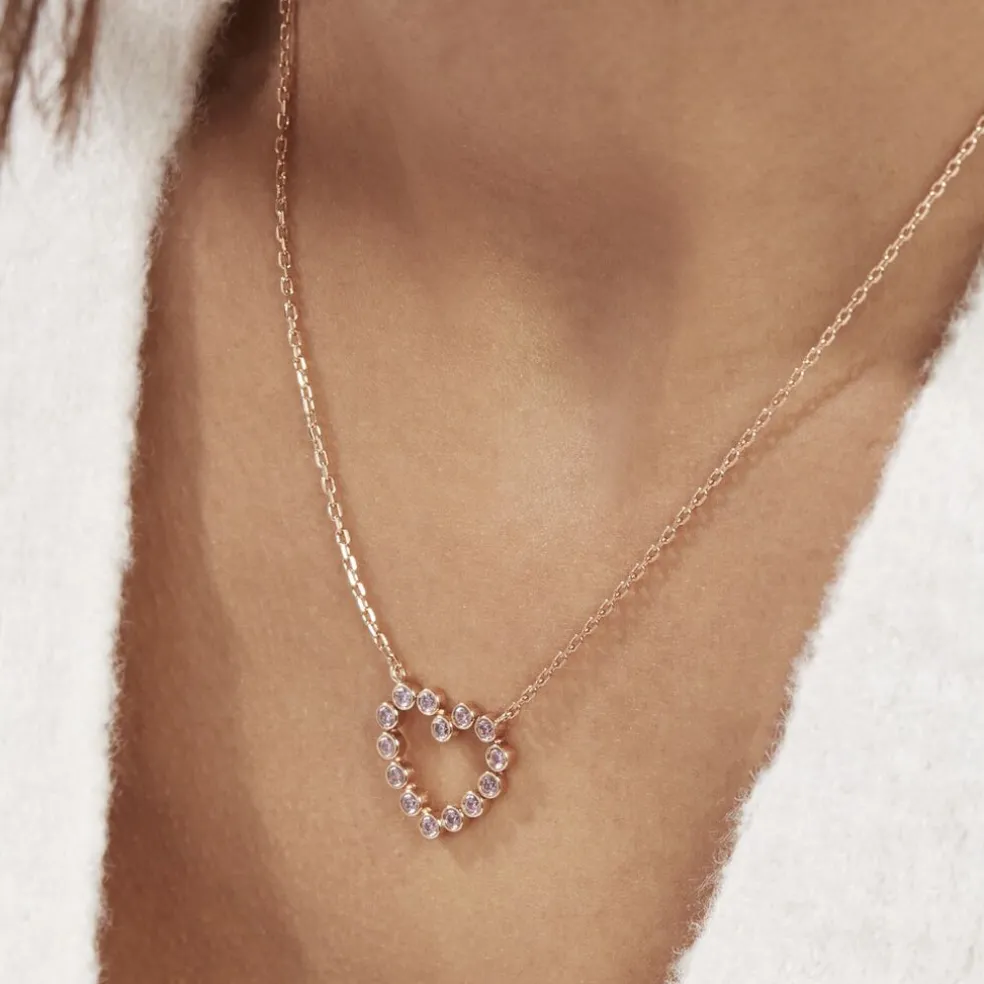 Collier Plaqué Or Jaune Danaë Oxydes De Zirconium