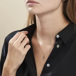 Collier Plaqué Or Jaune Eumelia Oxydes De Zirconium