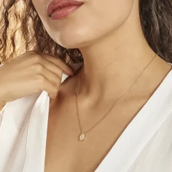 Collier Plaqué Or Jaune Phileas Quartz