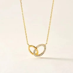 Collier Plaqué Or Kimberlie Oxydes De Zirconium