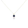 Collier Plaqué Or Neassa Sodalite