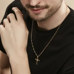 Collier Plaqué Or Quadratu