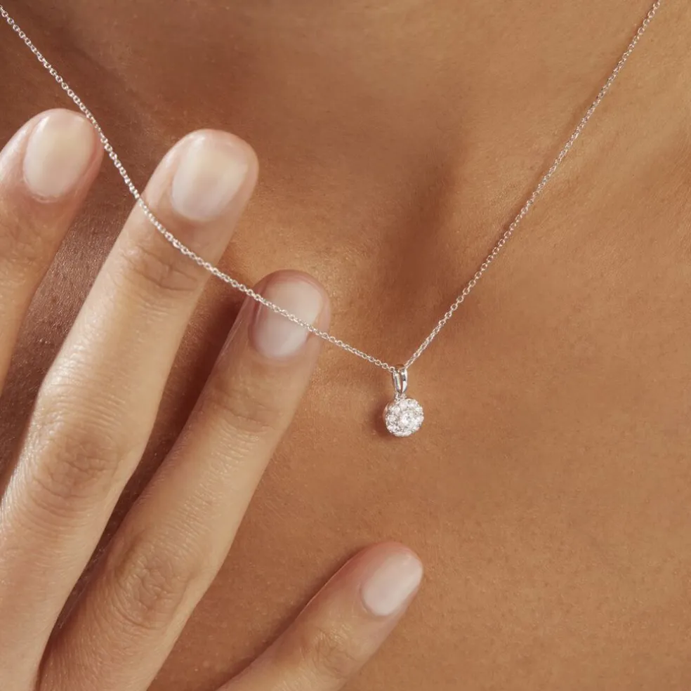 Collier Platine Alby Diamants