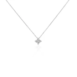 Collier Pleiades Argent Blanc Oxyde De Zirconium