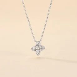 Collier Pleiades Argent Blanc Oxyde De Zirconium