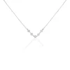 Collier Poenui Argent Blanc
