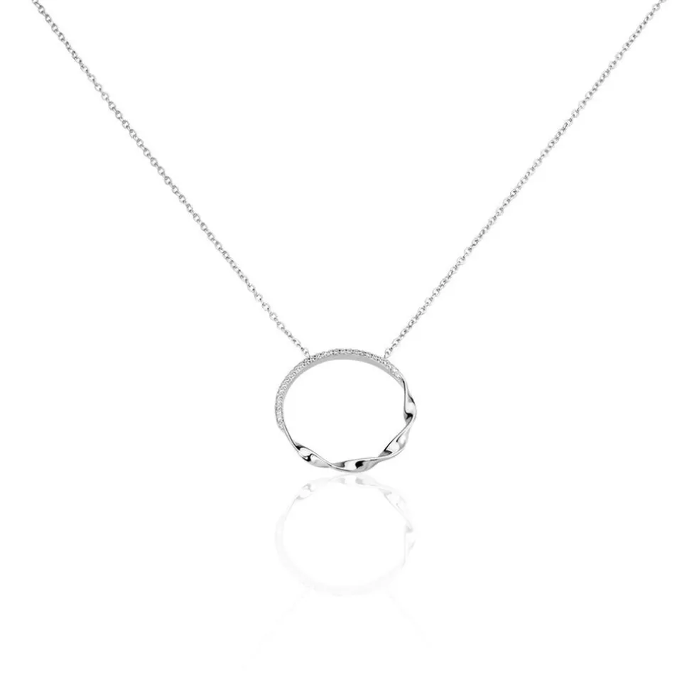 Collier Poldie Argent Oxyde De Zirconium