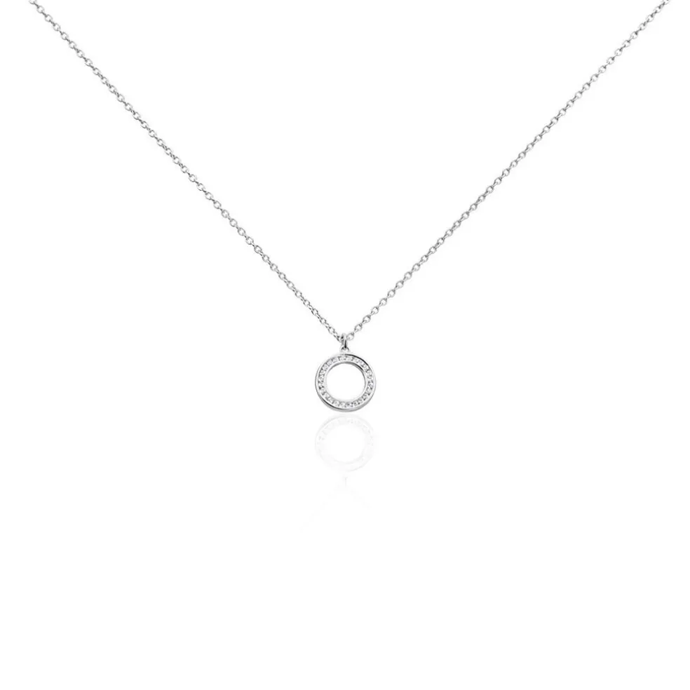 Collier Prisco Argent Oxyde De Zirconium