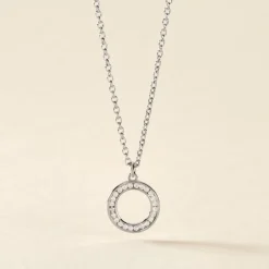 Collier Prisco Argent Oxyde De Zirconium
