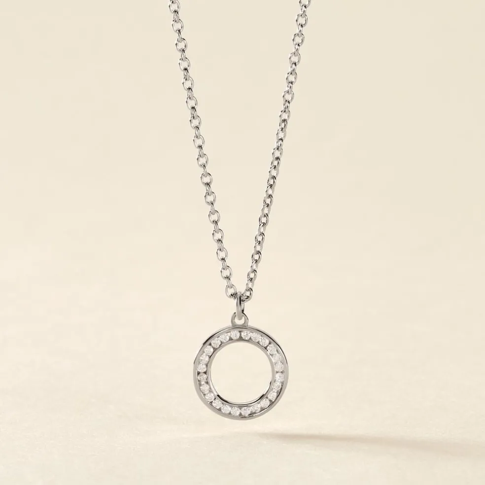 Collier Prisco Argent Oxyde De Zirconium