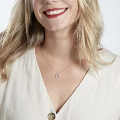 Collier Prisco Argent Oxyde De Zirconium