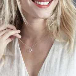 Collier Prisco Argent Oxyde De Zirconium