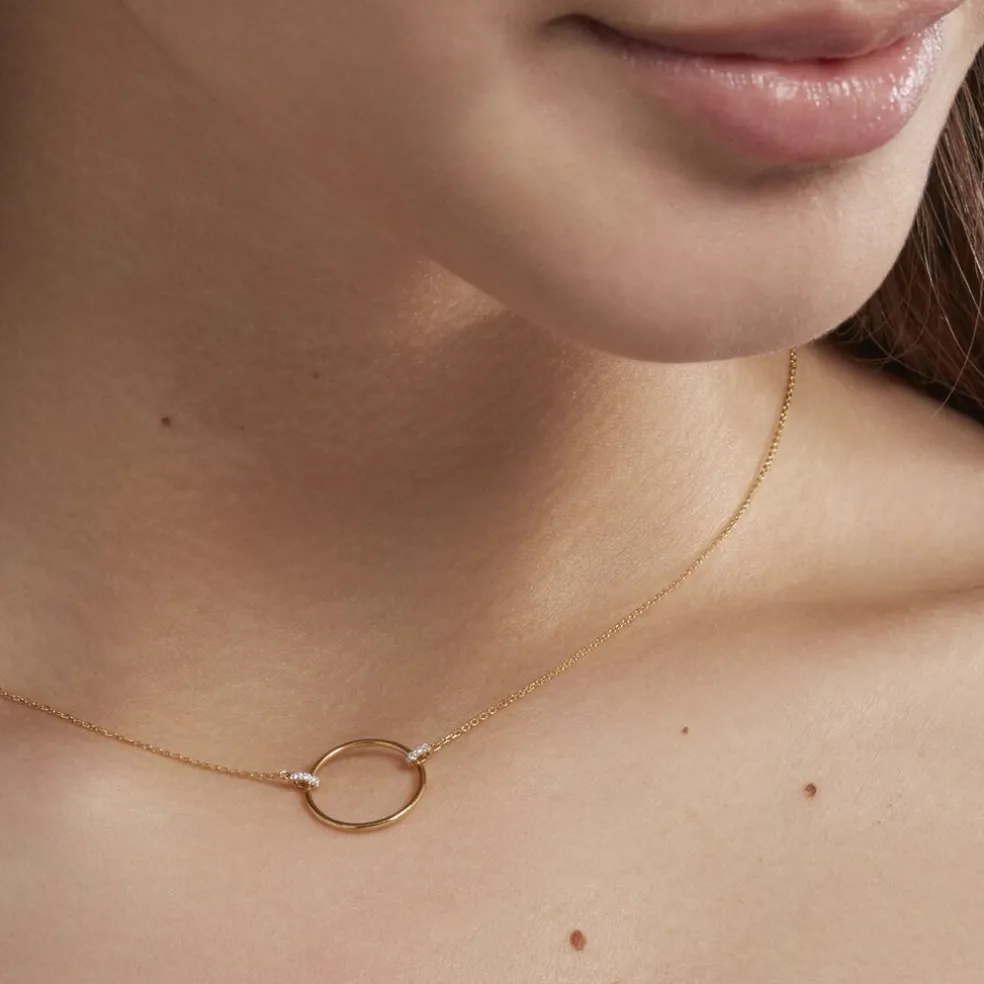 Collier Proserpine Or Jaune Diamant