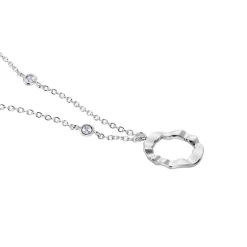 Collier Prot Argent Oxyde De Zirconium
