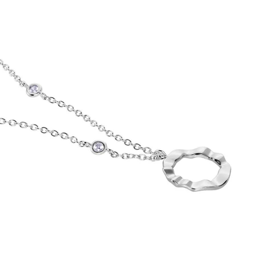 Collier Prot Argent Oxyde De Zirconium