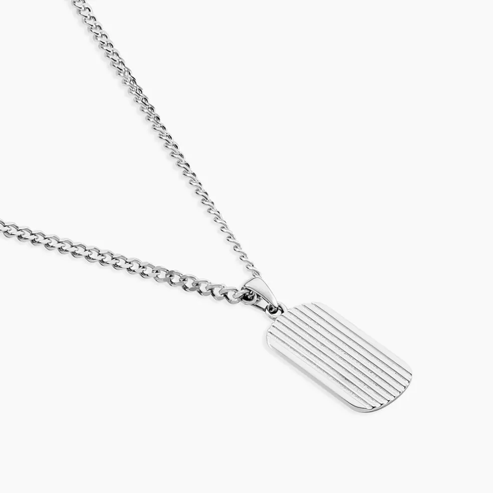 Collier Pulse Argent Blanc