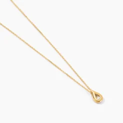Collier Purete Or Jaune Diamant