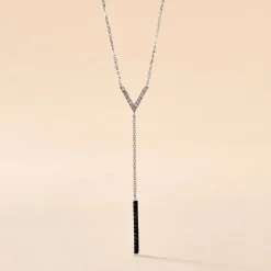 Collier Rachel Or Blanc Diamant