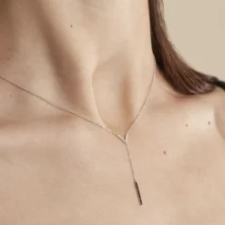 Collier Rachel Or Blanc Diamant