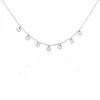 Collier Ragavi Argent Blanc