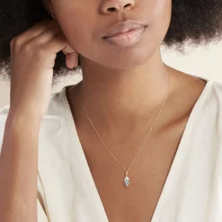 Collier Raquel Or Jaune Topaze