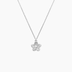 Collier Reem Argent Blanc Oxyde De Zirconium