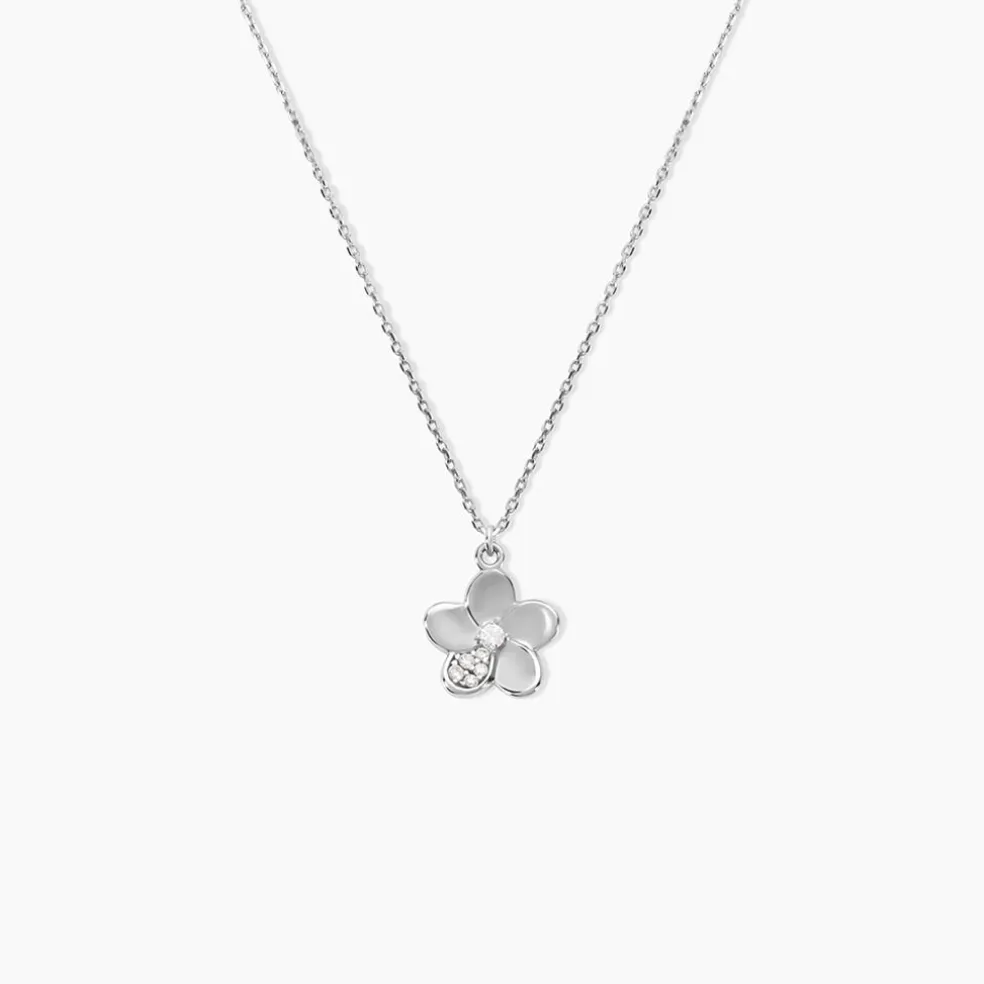 Collier Reem Argent Blanc Oxyde De Zirconium