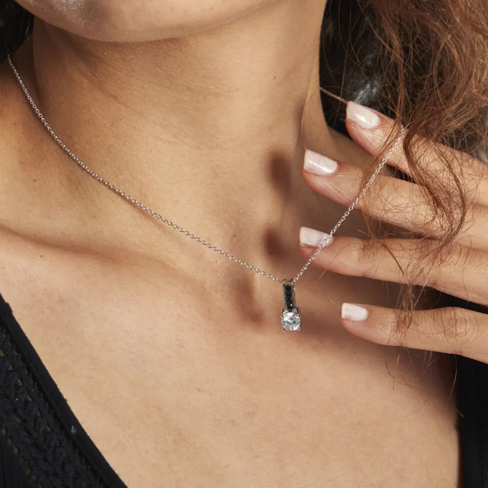Collier Regilla Argent Oxyde De Zirconium
