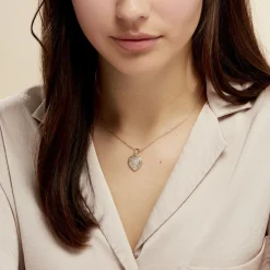 Collier Rhadijaae Plaqué Or Jaune Oxyde De Zirconium