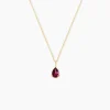 Collier Rhodolite Fever Or Jaune Rhodolite