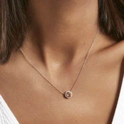 Collier Rio Copacabana Argent Rose Oxyde De Zirconium