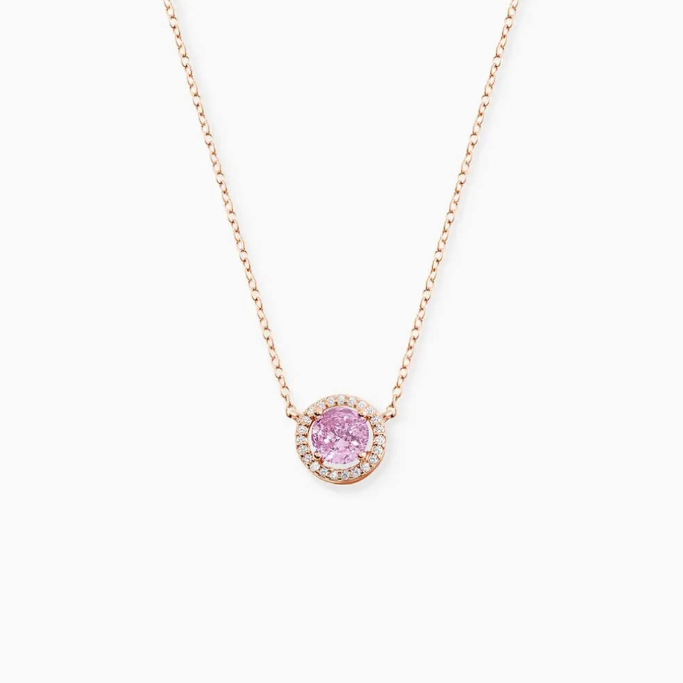 Collier Rio Copacabana Argent Rose Oxyde De Zirconium