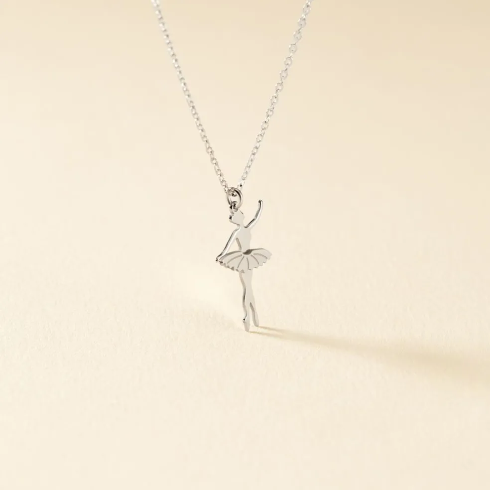 Collier Ritej Argent Blanc