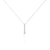 Collier Riviera Or Blanc Diamant