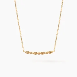 Collier Robina Or Jaune Diamant