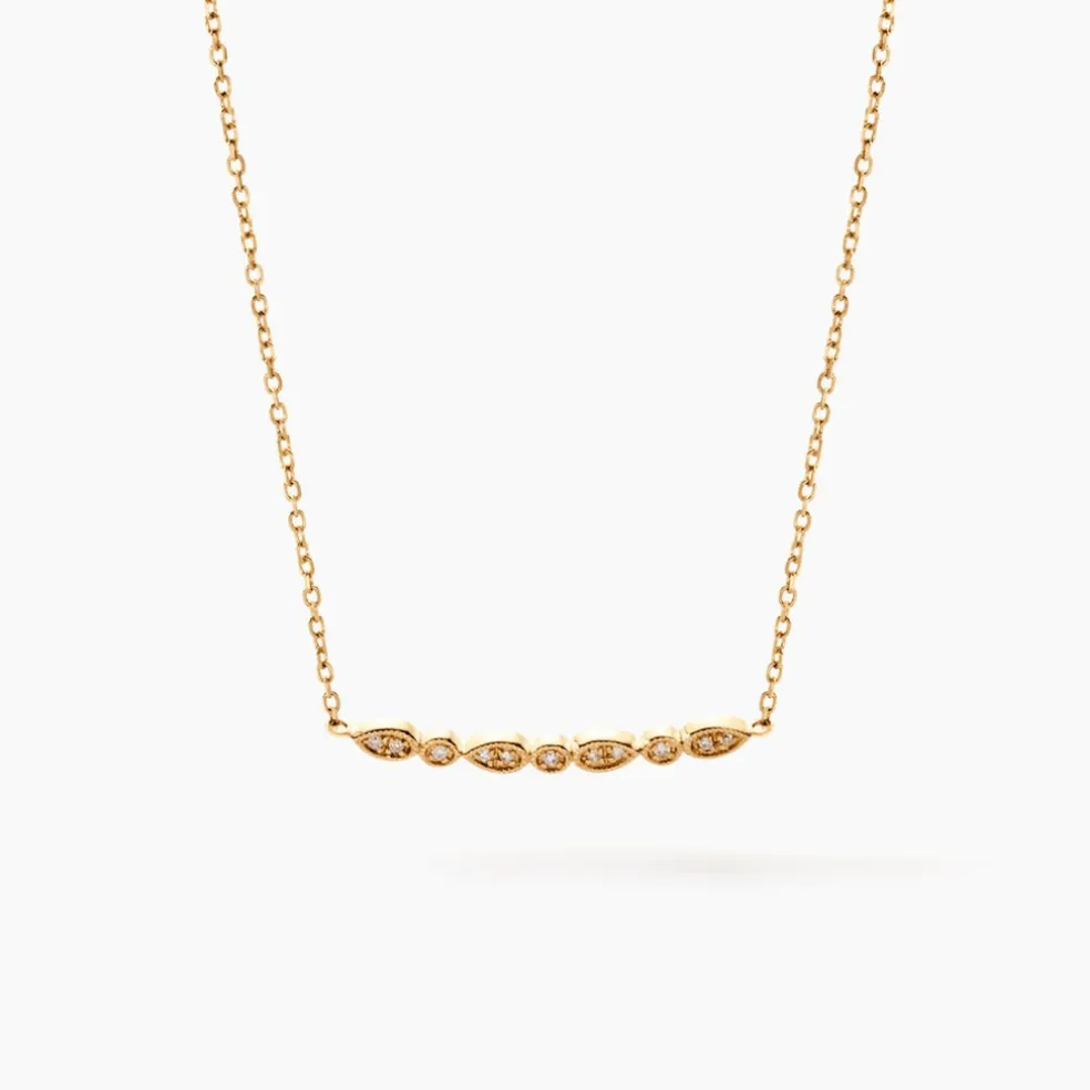 Collier Robina Or Jaune Diamant