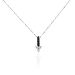 Collier Robinson Argent Oxydes De Zirconium