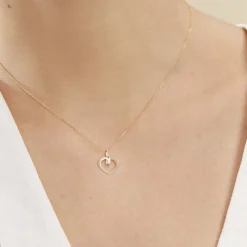 Collier Rohanna Or Jaune Oxyde De Zirconium