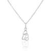 Collier Roma Argent Blanc Oxyde De Zirconium